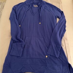 Lilly Pulitzer Blue Long Sleeve Athletic Top, Size XS
